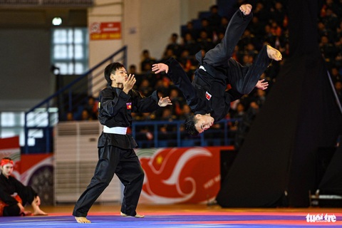 Võ cổ truyền Việt Nam và pencak silat của Indonesia trên cùng một sàn võ- Ảnh 5. Võ cổ truyền Việt Nam là kết tinh của hàng ngàn năm lịch sử võ thuật Việt Nam - Ảnh: HỒNG QUANG
