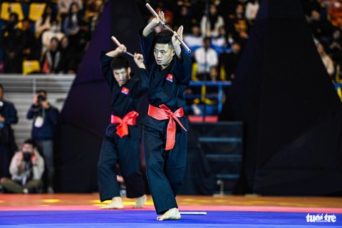 Võ cổ truyền Việt Nam và pencak silat của Indonesia trên cùng một sàn võ- Ảnh 8. Tính đến năm 2022, võ cổ truyền Việt Nam phát triển ở hơn 50 quốc gia, quảng bá tại hơn 70 nước trên thế giới - Ảnh: HỒNG QUANG