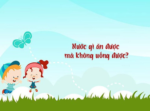 Câu đố hack não: Nước gì ăn được mà không uống được?- Ảnh 1. Câu đố hack não: Nước gì ăn được mà không uống được?- Ảnh 1.