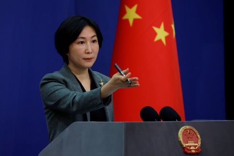 Mỹ, Anh không kích Yemen: Nga lên án, Trung Quốc kêu gọi kiềm chế- Ảnh 1. Người phát ngôn Bộ Ngoại giao Trung Quốc Mao Ninh - Ảnh: REUTERS