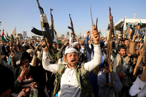 Cuộc tấn công Houthi ở Yemen có nguy cơ làm bùng nổ xung đột ở Trung Đông - Ảnh: AFP Cuộc tấn công Houthi ở Yemen có nguy cơ làm bùng nổ xung đột ở Trung Đông - Ảnh: AFP