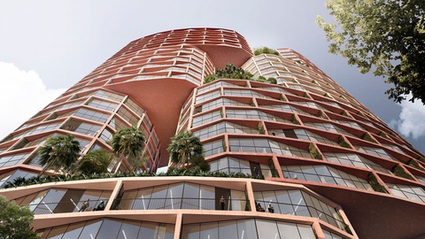 Khu phức hợp EPIQ ở Euador - Ảnh: BJARKE INGELS Khu phức hợp EPIQ ở Euador - Ảnh: BJARKE INGELS