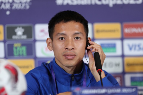 Tiền vệ Đỗ Hùng Dũng khẳng định đội tuyển Việt Nam đến Asian Cup 2023 không phải để nghỉ dưỡng - Ảnh: HOÀNG TUẤN Tiền vệ Đỗ Hùng Dũng khẳng định đội tuyển Việt Nam đến Asian Cup 2023 không phải để nghỉ dưỡng - Ảnh: HOÀNG TUẤN