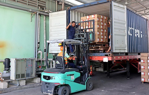 Doanh nghiệp xuất khẩu lại ám ảnh với giá cước tàu biển tăng cao - Ảnh: THẢO THƯƠNG Doanh nghiệp xuất khẩu lại ám ảnh với giá cước tàu biển tăng cao - Ảnh: THẢO THƯƠNG