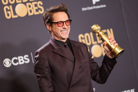 Robert Downey Jr. giành giải Quả cầu vàng gần đây - Ảnh: Golden Globe Robert Downey Jr. giành giải Quả cầu vàng gần đây - Ảnh: Golden Globes
