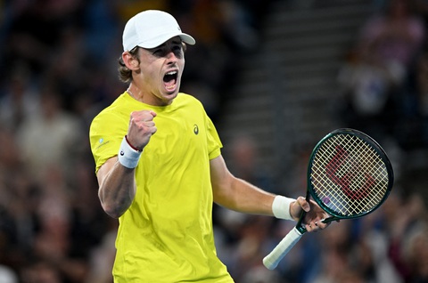 De Minaur là tay vợt Úc hiếm hoi có hy vọng tiến xa ở các giải Grand Slam Ảnh: Reuters De Minaur là tay vợt Úc hiếm hoi có hy vọng tiến xa ở các giải Grand Slam - Ảnh: Reuters