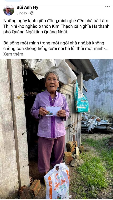 Đạo Thầy Trò - Kỳ 4: Người thầy thương trò như con mình- Ảnh 3. Trang FB của thầy Hy luôn đẫm những hình ảnh yêu thương, sẻ chia như thế này Ảnh FB