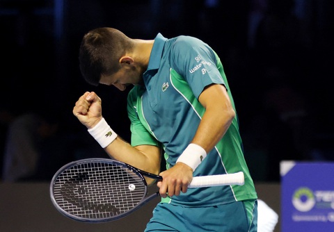 Tin tức thể thao sáng 17-1: Saudi Arabia thắng ngược Oman ở Asian Cup- Ảnh 4. Agassi tin Djokovic sẽ còn phá nhiều kỷ lục trong sự nghiệp - Ảnh: REUTERS