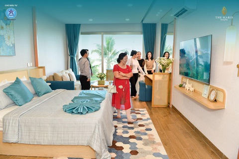 Căn hộ mẫu Vega Alaric tại The Maris Vũng Tàu hút khách đầu tư- Ảnh 1. Sự tinh tế trong bày trí hài hòa cùng thiên nhiên miền biển tạo nên chất nghỉ dưỡng thượng lưu tại căn hộ
