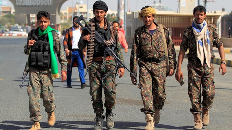 Các tay súng Houthi ở Yemen - Ảnh: AFP Các tay súng Houthi ở Yemen - Ảnh: AFP