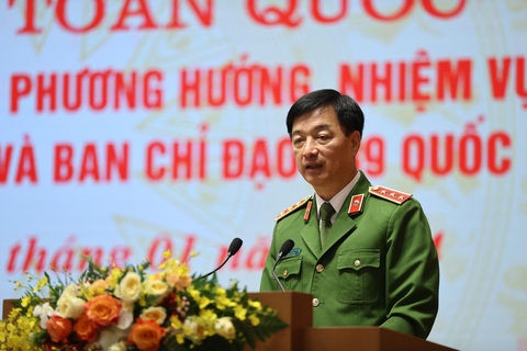 Khó khăn, thất nghiệp, nghiện ma túy… khiến diễn biến tội phạm phức tạp- Ảnh 2. Thượng tướng Nguyễn Duy Ngọc - thứ trưởng Bộ Công an - Ảnh: N.KH.