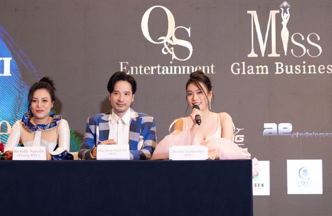 Hoa hậu Ban Mai, diễn viên Đoàn Minh Tài ngồi ghế nóng cuộc thi Miss Glam Business 2024- Ảnh 2. Hoa hậu Ban Mai chia sẻ về vai trò thành viên ban giám khảo