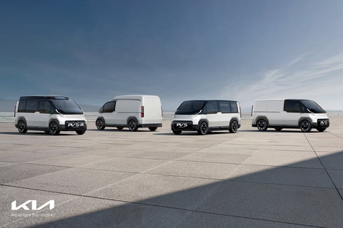 10 xe và công nghệ đáng chú ý nhất tại CES 2024: Có VinFast VF 3- Ảnh 6. 6. Kia PBV: Tại CES 2024, Kia mang tới 3 mẫu van điện có khả năng biến hình. Trừ khoang lái được giữ lại, khu vực phía sau xe hoàn toàn có thể thay đổi dễ dàng nhờ khung gầm mới có tên PBV. Các dòng xe điện chạy khung gầm này của Kia sẽ bắt đầu chào sân từ năm 2025 - Ảnh: Kia