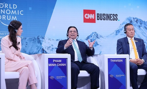 Thủ tướng Phạm Minh Chính tham dự và phát biểu tại phiên thảo luận: "Các bài học từ ASEAN" ở Davos chiều 17-1 - Ảnh: TTXVN Thủ tướng Phạm Minh Chính tham dự và phát biểu tại phiên thảo luận: "Các bài học từ ASEAN" ở Davos chiều 17-1 - Ảnh: TTXVN