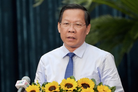 Chủ tịch Phan Văn Mãi phê bình 7 thủ trưởng sở ngành chậm tham mưu, trình tờ trình- Ảnh 1. Chủ tịch UBND TP.HCM Phan Văn Mãi - Ảnh: HỮU HẠNH