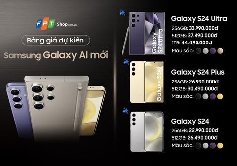 FPT Shop nhận đặt trước Galaxy S24 Series, tặng ưu đãi kèm trả góp- Ảnh 1. FPT Shop nhận đặt trước Galaxy S24 Series, tặng ưu đãi kèm trả góp- Ảnh 1.
