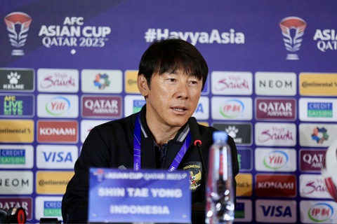 HLV Shin Tae Young: Indonesia phải thắng Việt Nam- Ảnh 1. HLV Shin Tae Young hướng đến chiến thắng trước Việt Nam - Ảnh: HOÀNG TUẤN