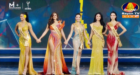 Top 5 Hoa hậu Toàn cầu 2023 - Ảnh chụp màn hình Top 5 Hoa hậu Toàn cầu 2023 (Miss Global) - Ảnh chụp màn hình