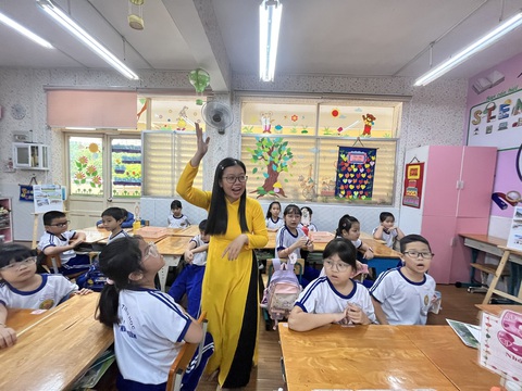 Ngành giáo dục TP.HCM đặt mục tiêu đạt trình độ tiên tiến khu vực châu Á vào năm 2030- Ảnh 1. 100% trường học thực hiện trường học hạnh phúc là mục tiêu đến năm 2030 của TP.HCM - Ảnh: MỸ DUNG