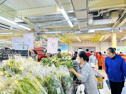 Mua sắm giảm giá đến 50% và trải nghiệm không gian Châu Âu tại WinMart Lê Đức Thọ- Ảnh 1. Rau củ tươi ngon và nhiều ưu đãi hấp dẫn tại WinMart Lê Đức Thọ.
