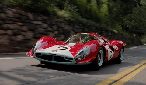 10 xe đắt nhất năm 2023: Ngôi vương là siêu xe gần 1.300 tỉ đồng- Ảnh 9. 2. Ferrari 412P Berlinetta 1967 - 30.255.000 USD (735,3 tỉ đồng) - Chiếc Ferrari 412P này về thứ 3 tại giải Spa 1000 KM vào năm 1967, đồng thời về nhất cùng năm tại Nuremburg 200 KM và Grand Prix Thụy Điển - Ảnh: Carscoops