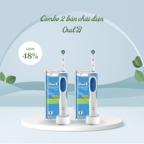 Bàn chải điện Oral-B với công nghệ làm sạch tiên tiến giúp răng trắng sáng, giúp nướu khỏe mạnh để bạn có thể thoải mái cười xinh đón Tết Bàn chải điện Oral-B với công nghệ làm sạch tiên tiến giúp răng trắng sáng, giúp nướu khỏe mạnh để bạn có thể thoải mái cười xinh đón Tết