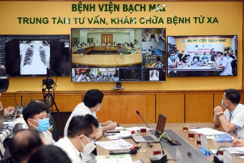 Trung tâm tư vấn khám, chữa bệnh từ xa, Bệnh viện Bạch Mai - Ảnh: BVCC Trung tâm tư vấn khám, chữa bệnh từ xa, Bệnh viện Bạch Mai - Ảnh: BVCC