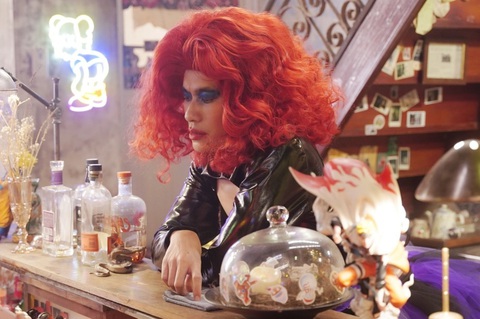 Kiều Minh Tuấn trong màn hóa thân drag queen - Ảnh: ĐPCC Kiều Minh Tuấn trong màn hóa thân drag queen - Ảnh: ĐPCC