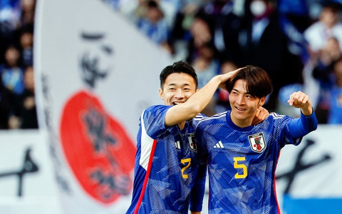 Tuyển Nhật Bản - ứng viên số 1 cho chức vô địch Asian Cup 2023 - Ảnh: Reuters Tuyển Nhật Bản - ứng viên số 1 cho chức vô địch Asian Cup 2023 - Ảnh: REUTERS