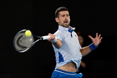 Djokovic xác định được đối thủ ở tứ kết Úc mở rộng- Ảnh 1. Djokovic giành thắng lợi dễ dàng trước Mannarino - Ảnh: GETTY