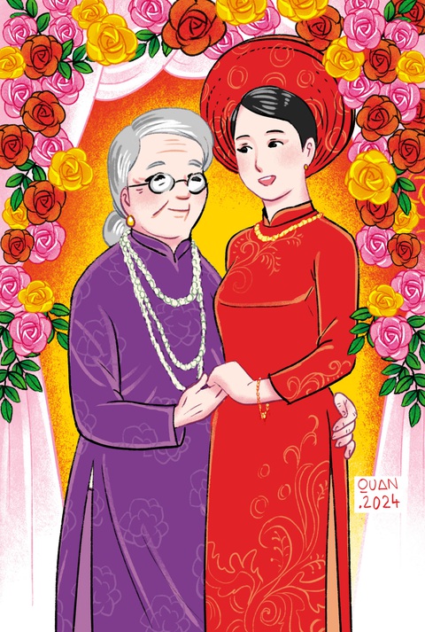 Tết này má có con dâu- Ảnh 1. Minh họa: ĐẶNG HỒNG QUÂN