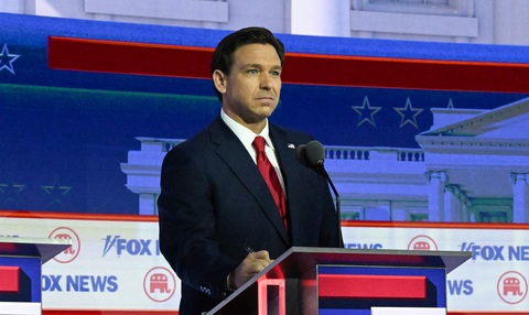 Ngôi sao đang lên Ron DeSantis của đảng Cộng hòa rút khỏi cuộc đua - Ảnh: AFP Ngôi sao đang lên Ron DeSantis của Đảng Cộng hòa rút khỏi cuộc đua - Ảnh: AFP