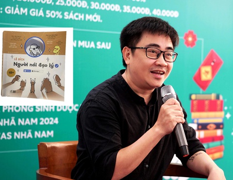 Ngành công nghiệp đạo lý gây tổn hại và sợ hãi- Ảnh 1. Tác giả Lê Bích cho biết ngành công nghiệp đạo lý đang xuất hiện - Ảnh: NHÃ NAM