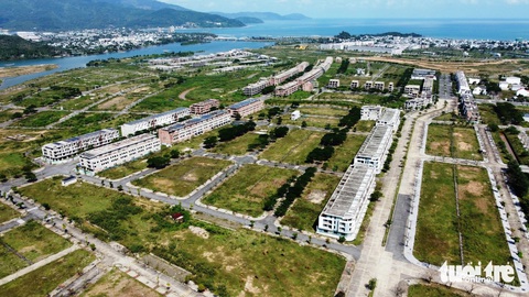 Những 'cánh đồng' cỏ nuôi trâu, bò trong khu đô thị- Ảnh 1. Những "cánh đồng cỏ" trong dự án bất động sản - Ảnh: ĐOÀN CƯỜNG