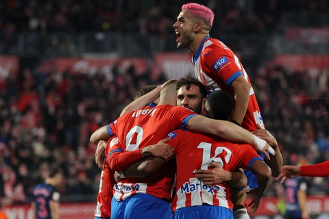 Tin tức thể thao sáng 22-1: Vùi dập Bournemouth, Liverpool dẫn đầu Premier League- Ảnh 2. Girona tiếp tục gây bất ngờ tại La Liga - Ảnh: AFP