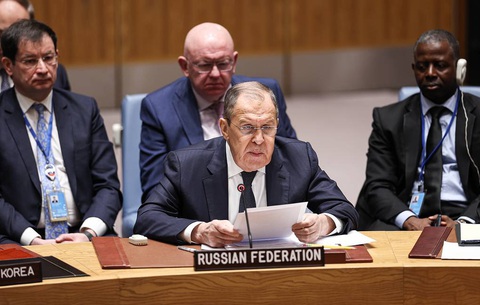 Ngoại trưởng Nga Sergey Lavrov - Ảnh: TASS Ngoại trưởng Nga Sergey Lavrov - Ảnh: TASS