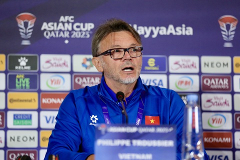 HLV Philippe Troussier chia sẻ trước trận đấu cuối cùng của đội tuyển Việt tại Asian Cup 2023 - Ảnh: HOÀNG TUẤN HLV Philippe Troussier chia sẻ trước trận đấu cuối cùng của đội tuyển Việt tại Asian Cup 2023 - Ảnh: HOÀNG TUẤN