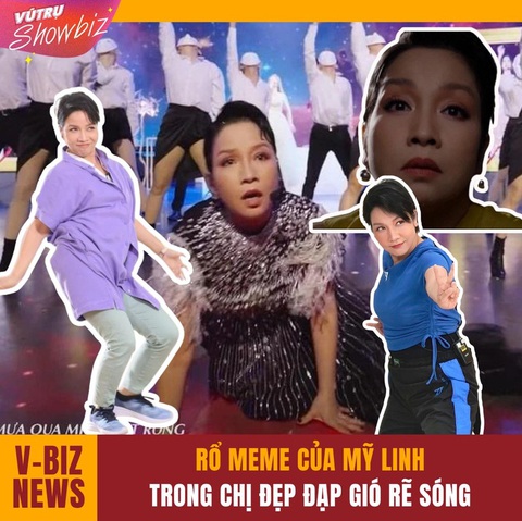 Mỹ Linh 'đạp gió rẽ sóng' ra cả rổ... meme- Ảnh 6. Mỹ Linh 'đạp gió rẽ sóng' ra cả rổ... meme- Ảnh 6.