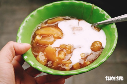 Chè sắn nóng chỉ có trong mùa đông - Ảnh: ĐẬU DUNG Chè sắn nóng chỉ có trong mùa đông - Ảnh: ĐẬU DUNG