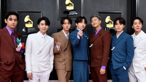 BTS nhiều năm dự giải Grammy kể từ khi trở thành ngôi sao toàn cầu - Ảnh: Getty Images BTS nhiều năm dự giải Grammy kể từ khi trở thành ngôi sao toàn cầu - Ảnh: Getty Images