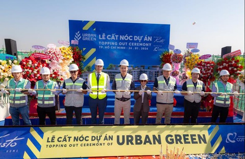 Cất nóc dự án Urban Green tại thành phố Thủ Đức- Ảnh 1. Lễ cất nóc dự án Urban Green