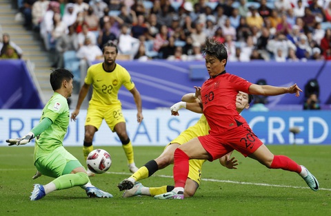 Hòa Malaysia, Hàn Quốc né Nhật Bản ở vòng 16 đội Asian Cup 2023- Ảnh 3. Hòa Hàn Quốc, Malaysia giành điểm số lịch sử tại Asian Cup - Ảnh: REUTERS