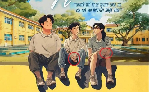 Khán giả chỉ ra rằng tay của các nhân vật trên poster Khán giả chỉ ra rằng tay của các nhân vật trên poster