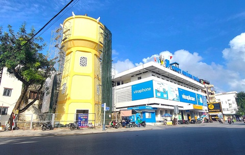 Ngắm thủy đài cổ trăm năm ở TP Quảng Ngãi trước khi khoác áo mới- Ảnh 7. Công trình đang dần hoàn thiện - Ảnh: T.M.