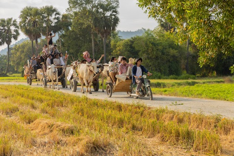Nghệ sĩ Hồng Vân nỗ lực 'thả thính' Cao Minh Đạt trong Sáng đèn và cái kết- Ảnh 1. Bối cảnh miền quê yên bình trù phú hiện ra nên thơ trong Sáng đèn