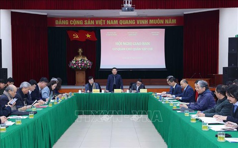 Chấn chỉnh những hạn chế, bất cập trong hoạt động của các tạp chí- Ảnh 1. Quang cảnh hội nghị - Ảnh: TTXVN