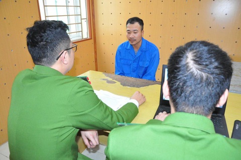 Quản lý dùng ma túy đưa công nhân thay tiền lương- Ảnh 1. Bùi Văn Lam bị khởi tố sau khi dùng ma túy đưa cho công nhân xây dựng thay cho tiền lương - Ảnh: Công an huyện Nam Sách
