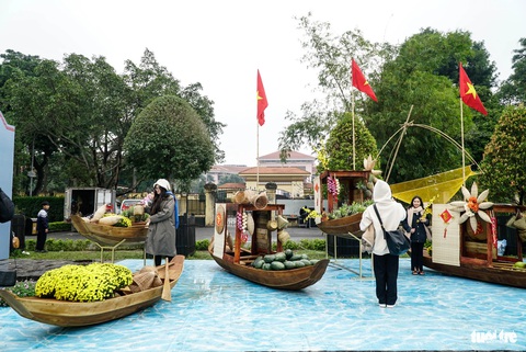 Không gian Tết Tây Nam Bộ - Ảnh: NGUYỄN HIỀN Không gian Tết Tây Nam Bộ - Ảnh: NGUYỄN HIỀN