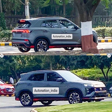 Hyundai Creta N Line 2024 lộ diện trên phố với nhiều chi tiết thể thao- Ảnh 3. Hyundai Creta N Line 2024 lộ diện trên phố với nhiều chi tiết thể thao- Ảnh 3.