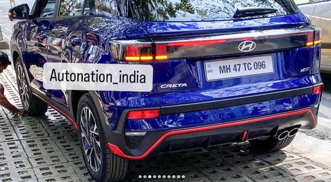 Hyundai Creta N Line 2024 lộ diện trên phố với nhiều chi tiết thể thao- Ảnh 6. Hyundai Creta N Line 2024 lộ diện trên phố với nhiều chi tiết thể thao- Ảnh 6.